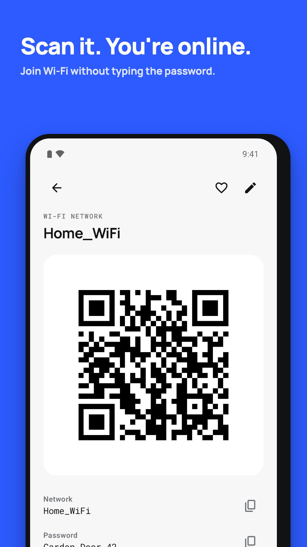 اسکرین شات 1 برنامه WiFi QR Code Scanner Password