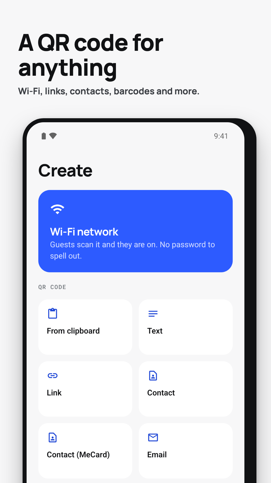 اسکرین شات 2 برنامه WiFi QR Code Scanner Password
