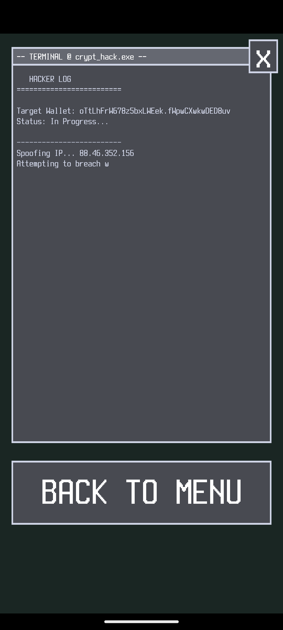 اسکرین شات 4 بازی Bitcoin Hacking Simulator