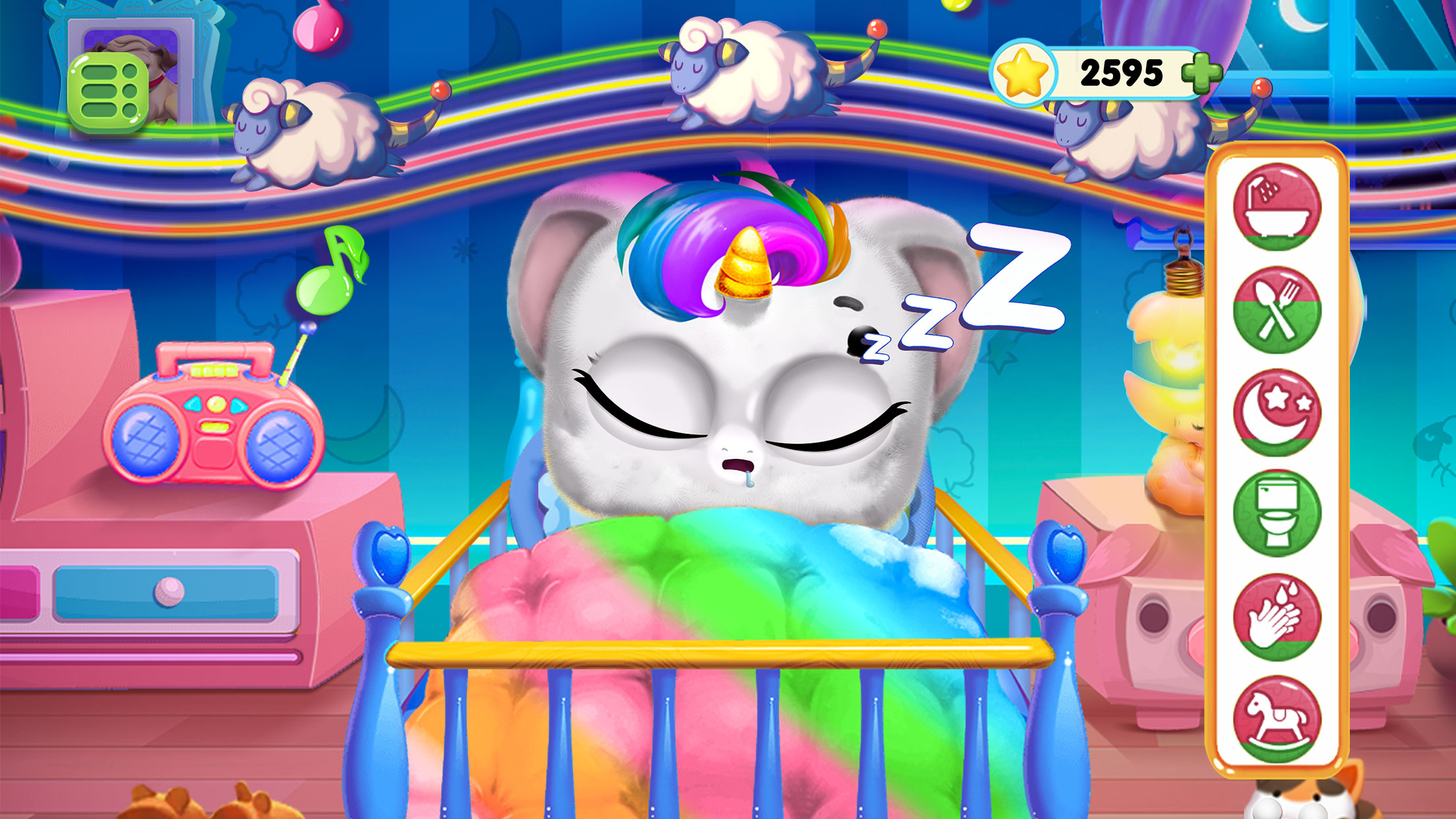 اسکرین شات 6 بازی Unicorn Baby Care Unicorn Game