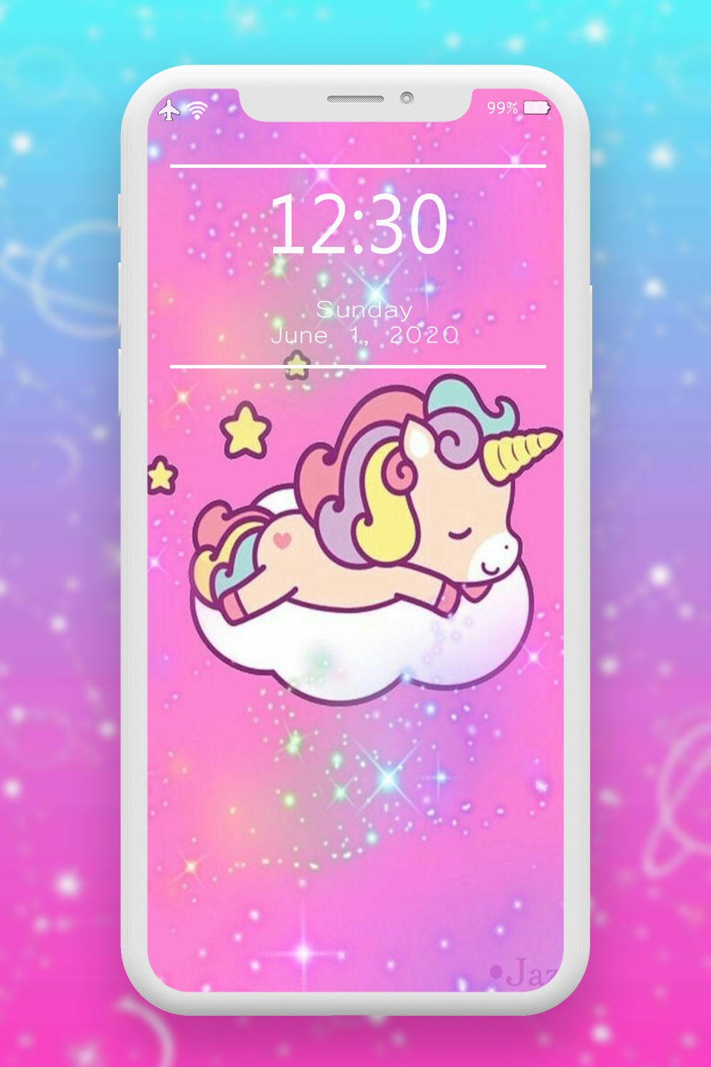اسکرین شات 6 برنامه Unicorn Wallpaper
