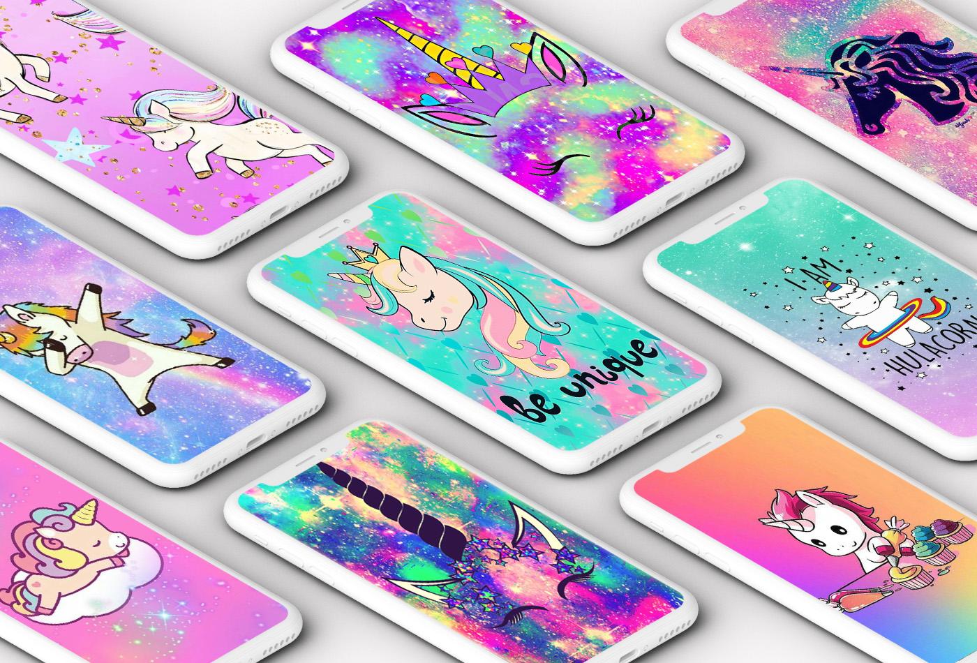 اسکرین شات 1 برنامه Unicorn Wallpaper