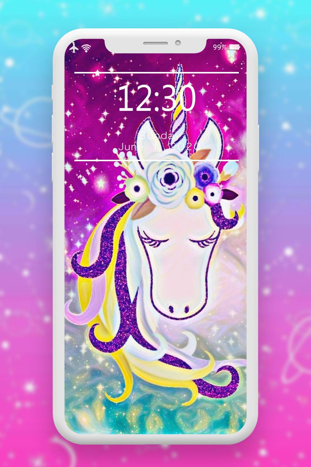 اسکرین شات 2 برنامه Unicorn Wallpaper