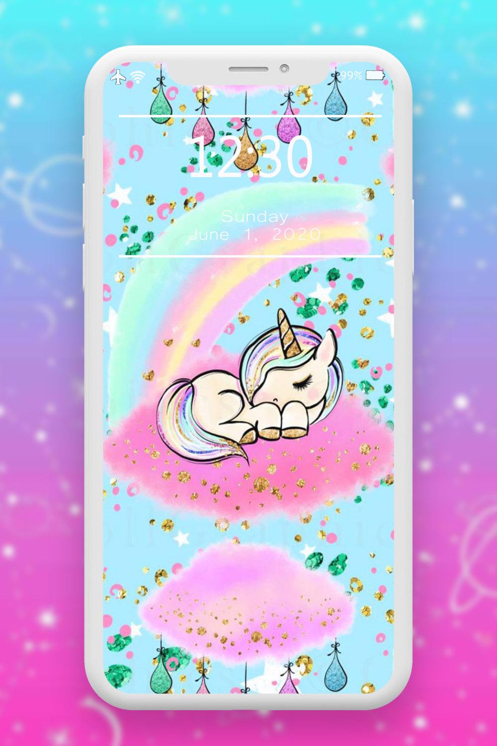 اسکرین شات 7 برنامه Unicorn Wallpaper