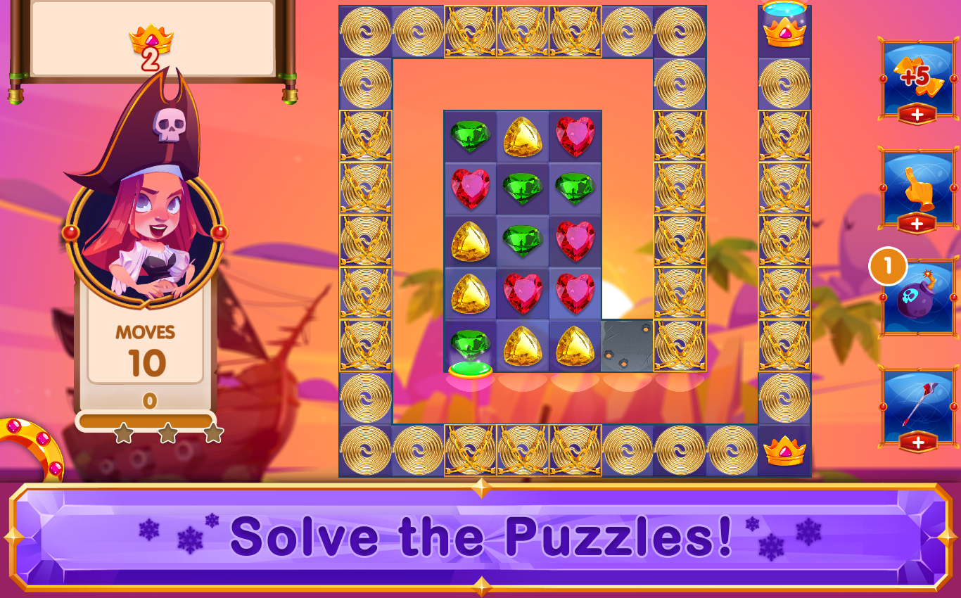 اسکرین شات 3 بازی Pirate Gems