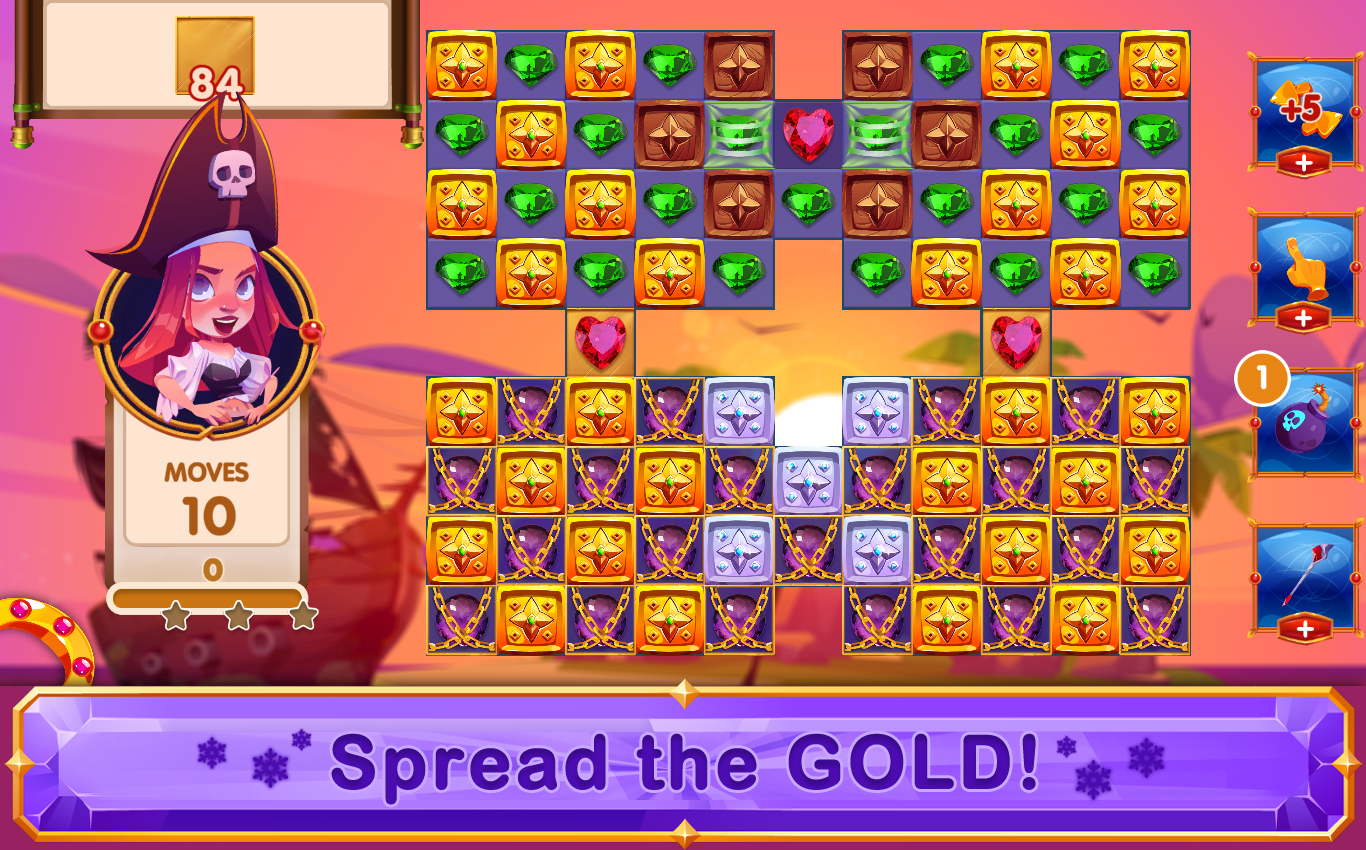 اسکرین شات 6 بازی Pirate Gems