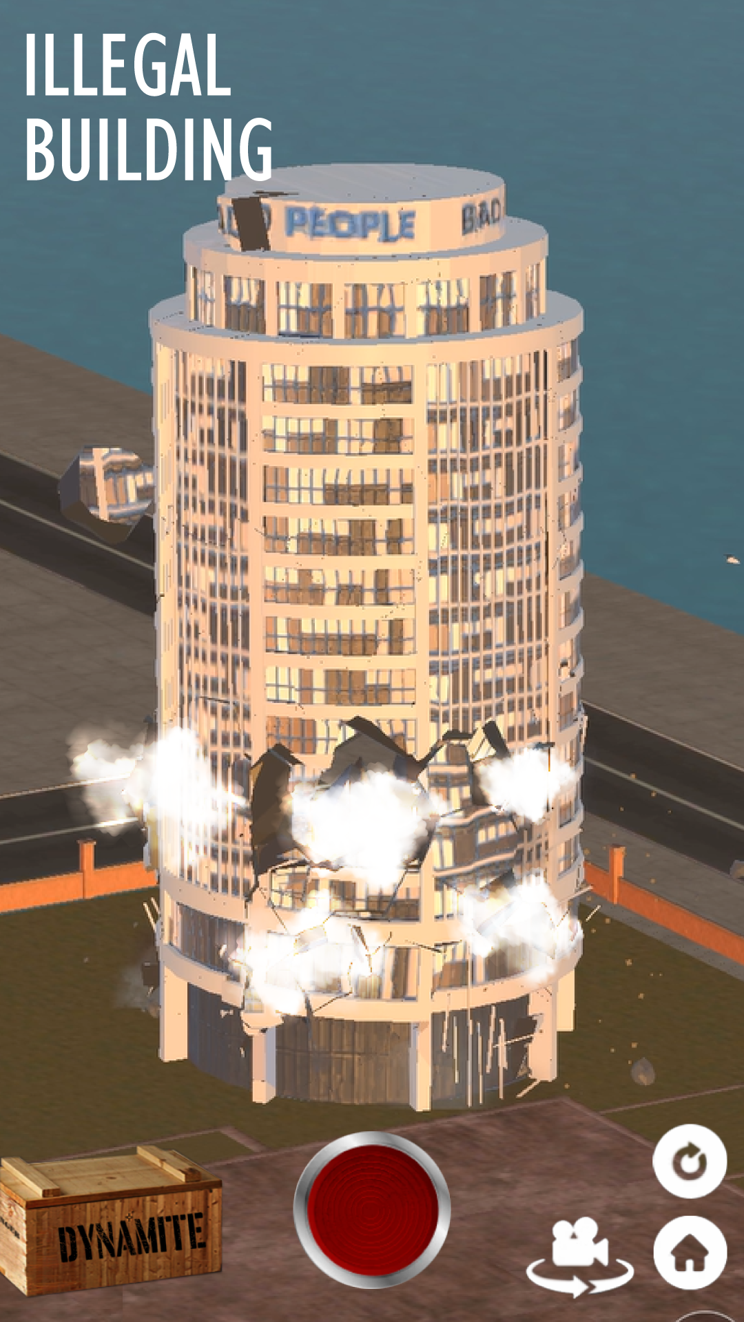اسکرین شات 2 بازی Fake Island: Demolish!