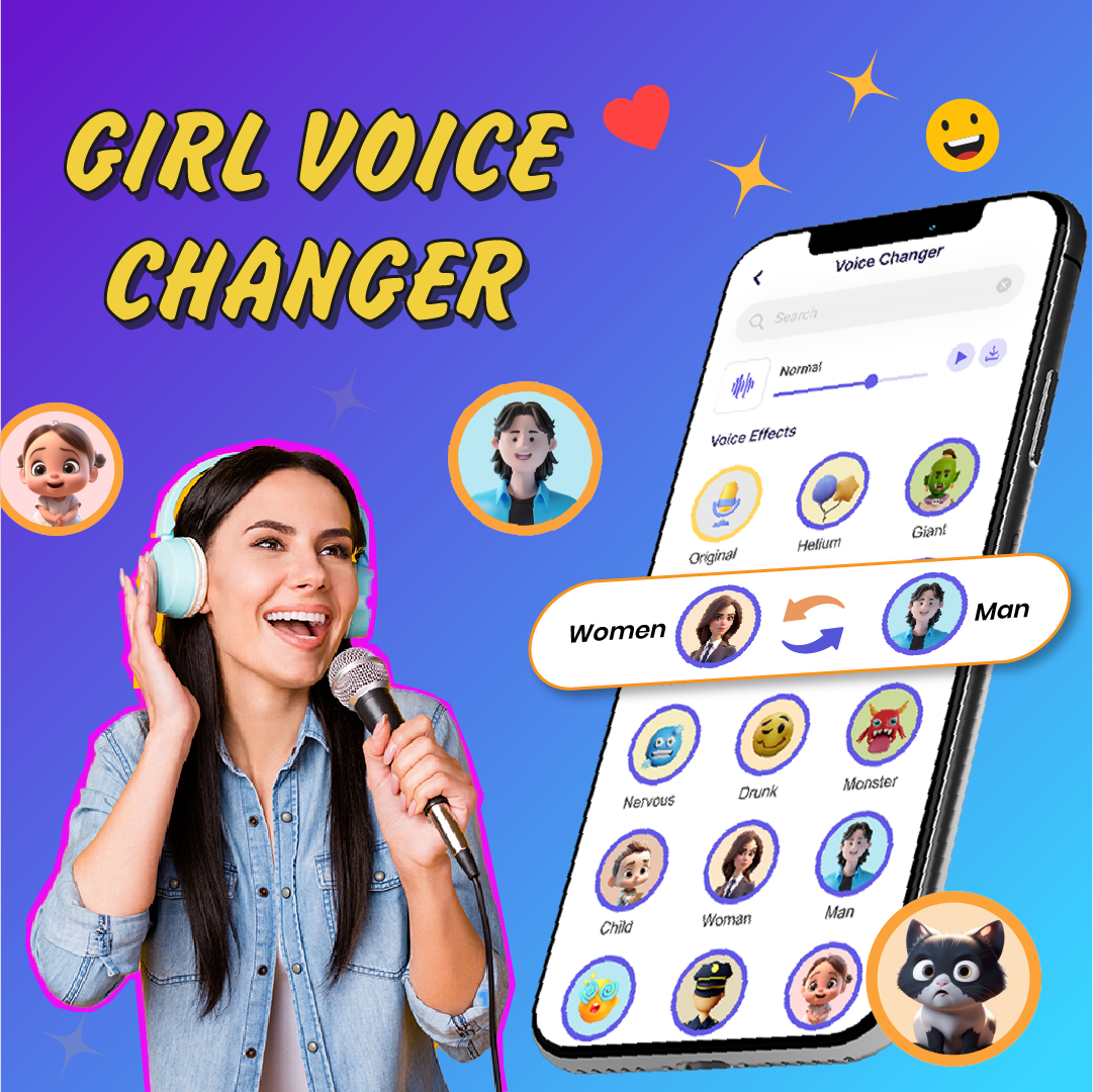 اسکرین شات 1 برنامه Voice Changer Call Voice