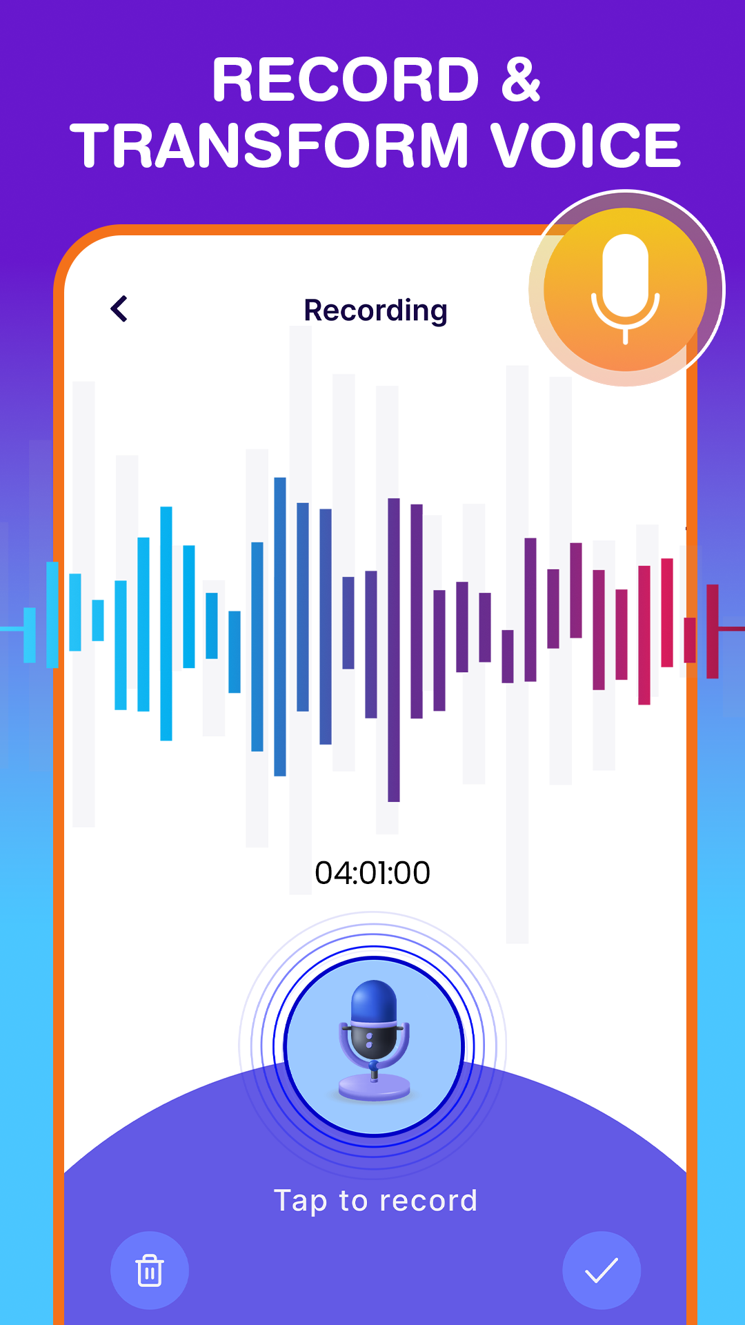 اسکرین شات 2 برنامه Voice Changer Call Voice