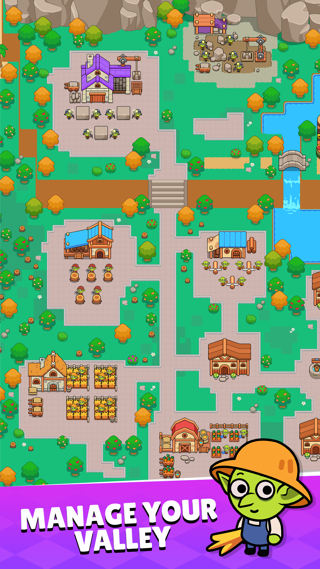 اسکرین شات 1 بازی Idle Goblin Valley: Chill Farm