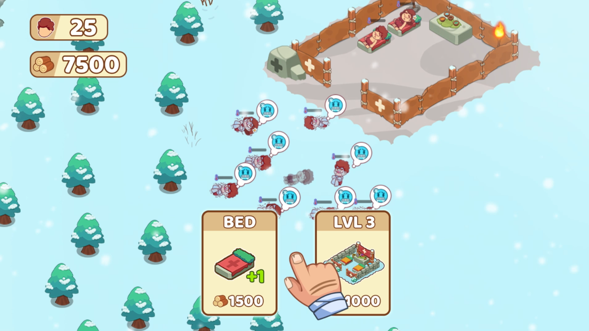 اسکرین شات 4 بازی Icy Village: Craft & Expand