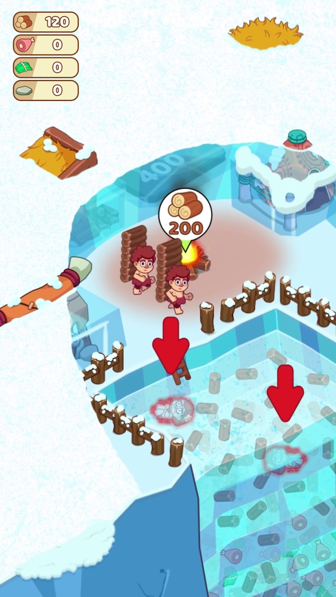 اسکرین شات 2 بازی Icy Village: Survival Idle
