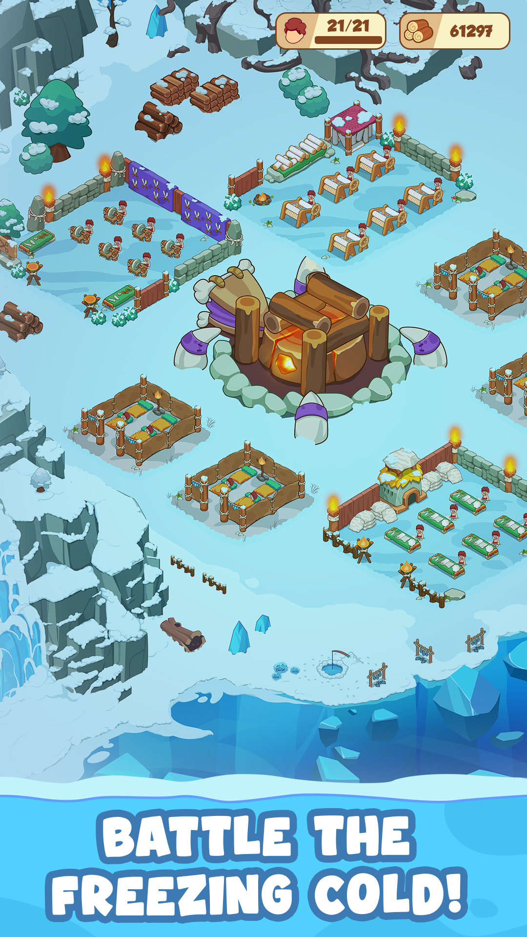 اسکرین شات 8 بازی Icy Village: Survival Idle