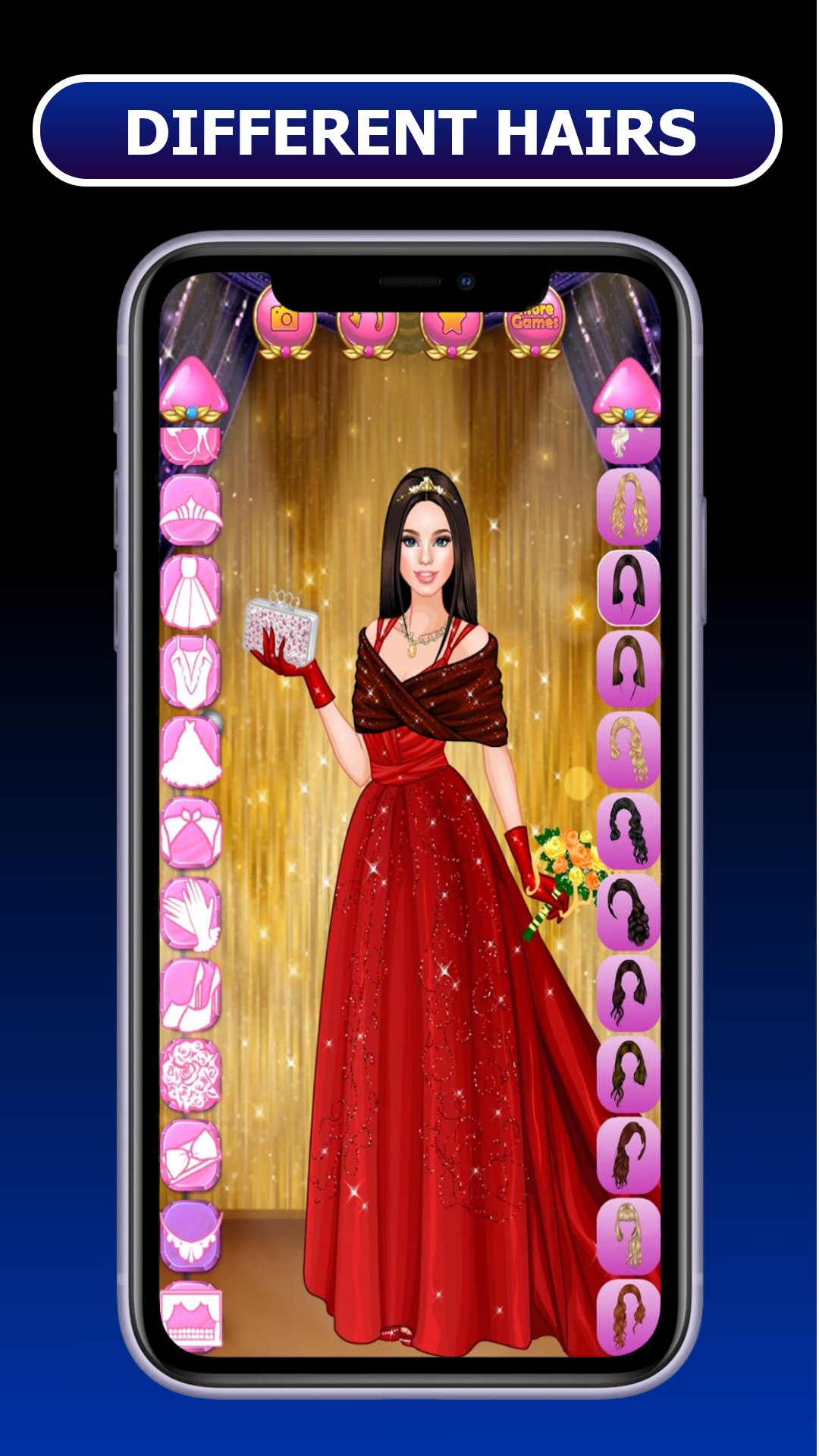 اسکرین شات 3 بازی Girls Makeover Dress Up Fashion Games