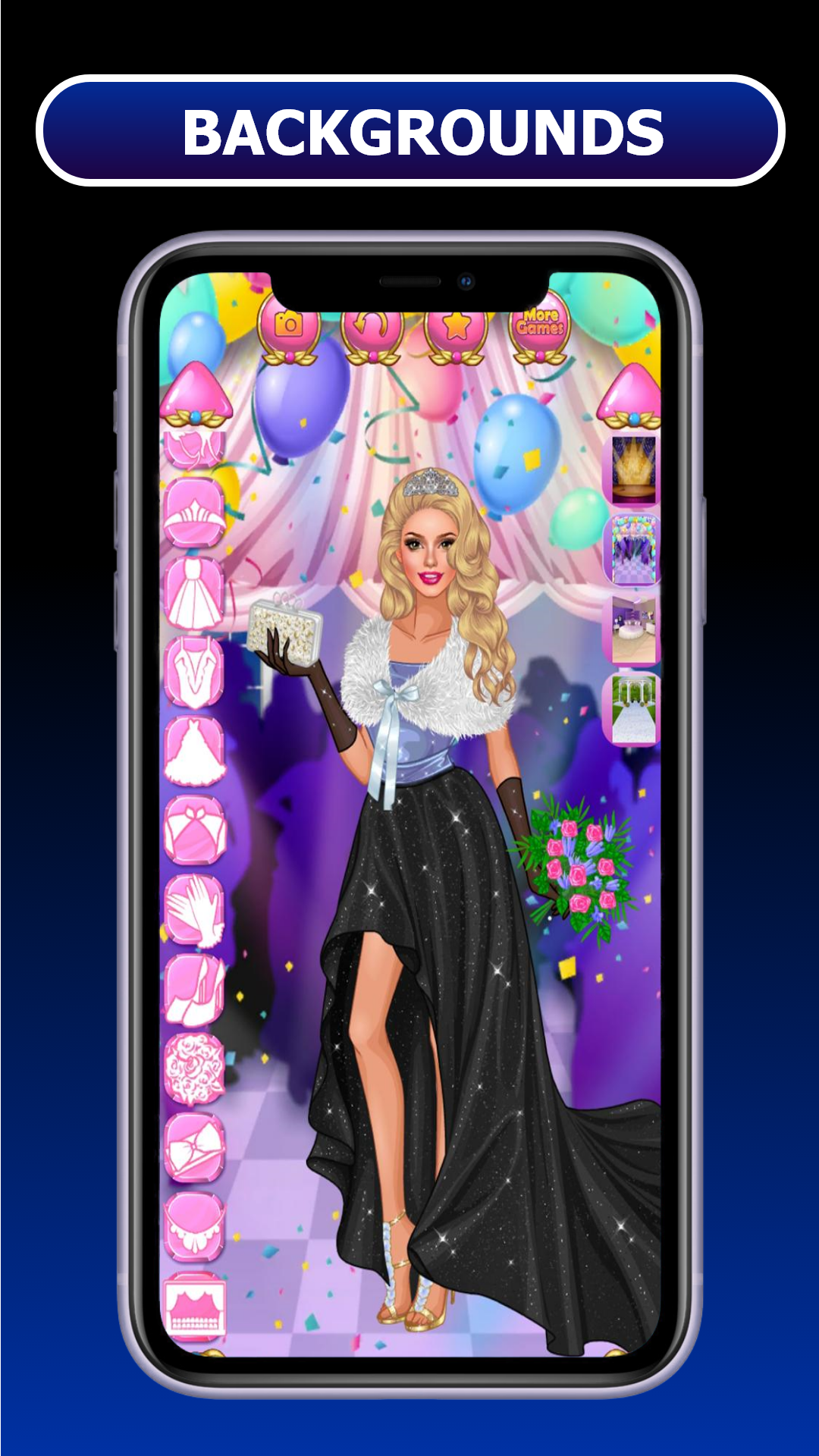 اسکرین شات 4 بازی Girls Makeover Dress Up Fashion Games