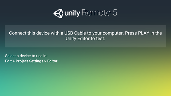 اسکرین شات 3 برنامه Unity Remote 5