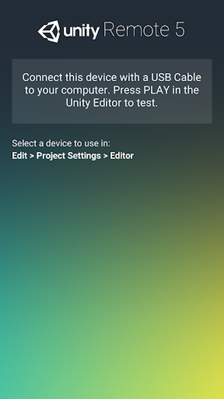 اسکرین شات 2 برنامه Unity Remote 5