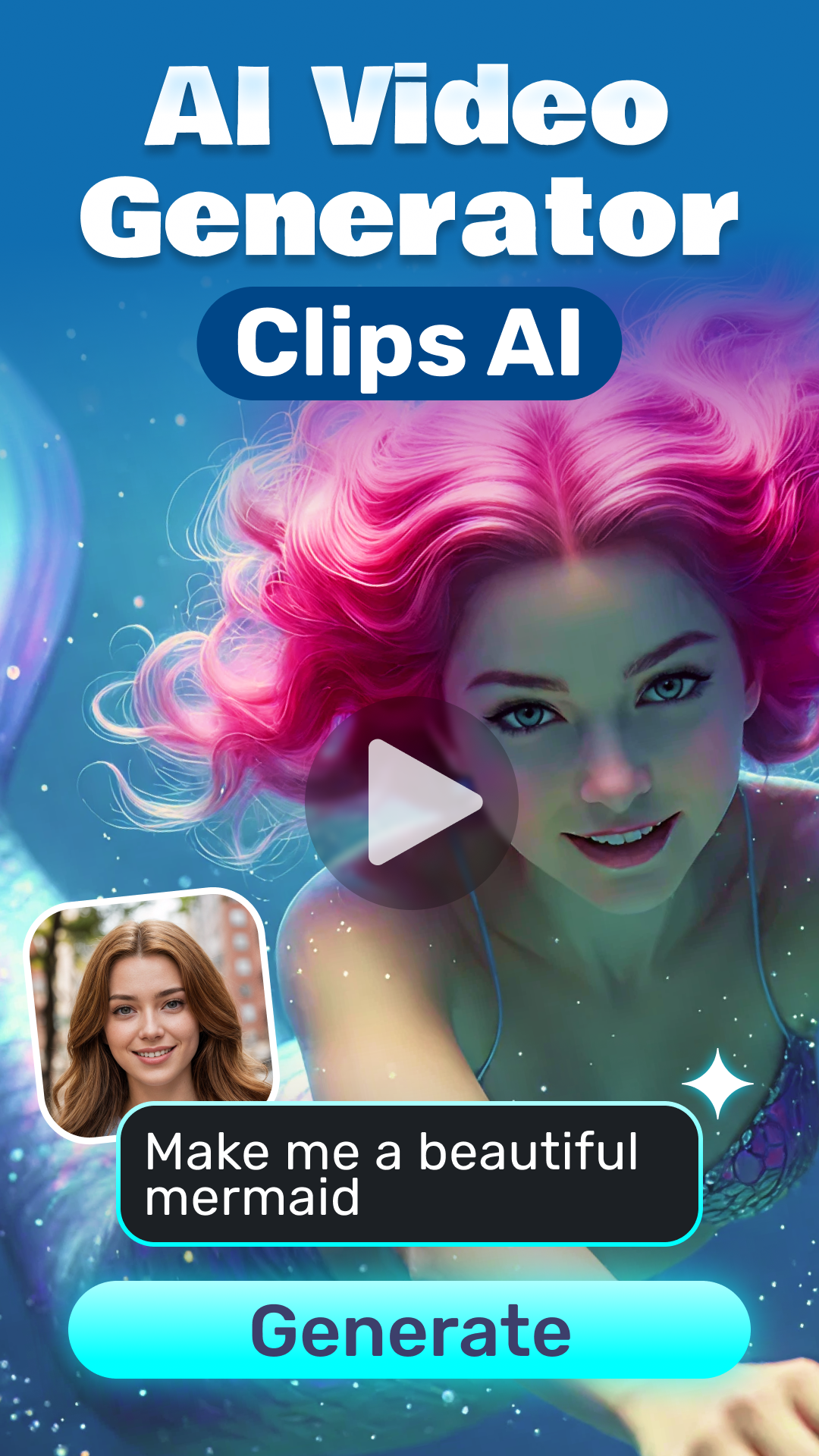 اسکرین شات 3 برنامه AI Video Generator - Clips AI