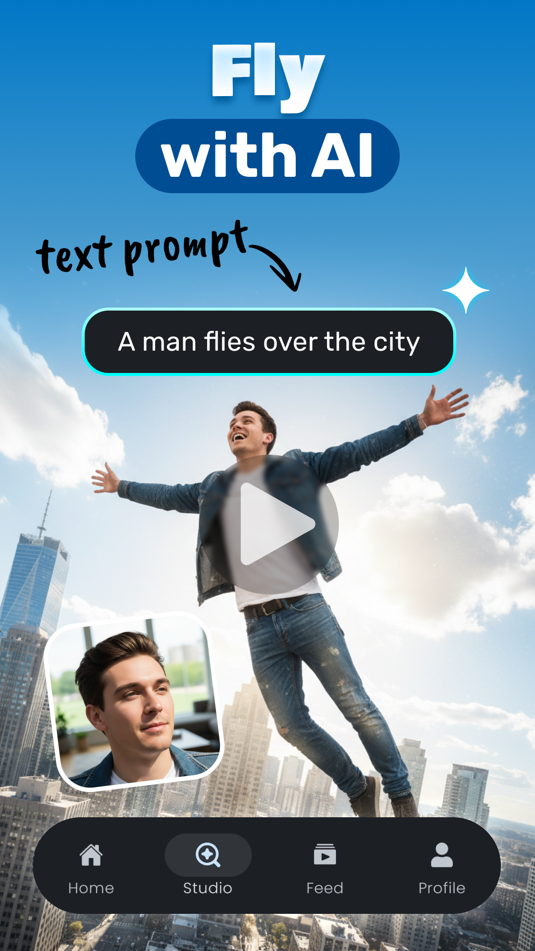 اسکرین شات 4 برنامه AI Video Generator - Clips AI