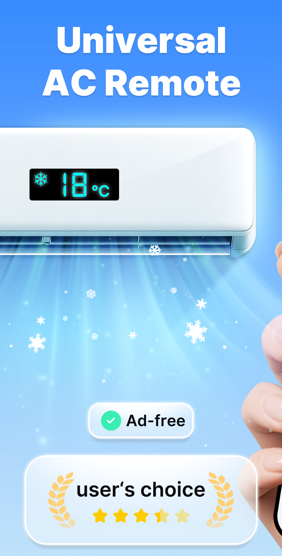 اسکرین شات 1 برنامه Universal AC Remote Control