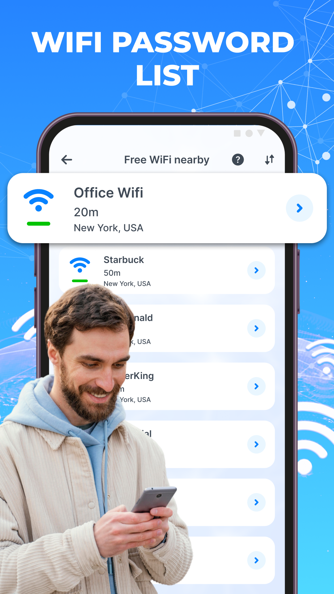 اسکرین شات 7 برنامه WiFi Scanner - WiFi Password