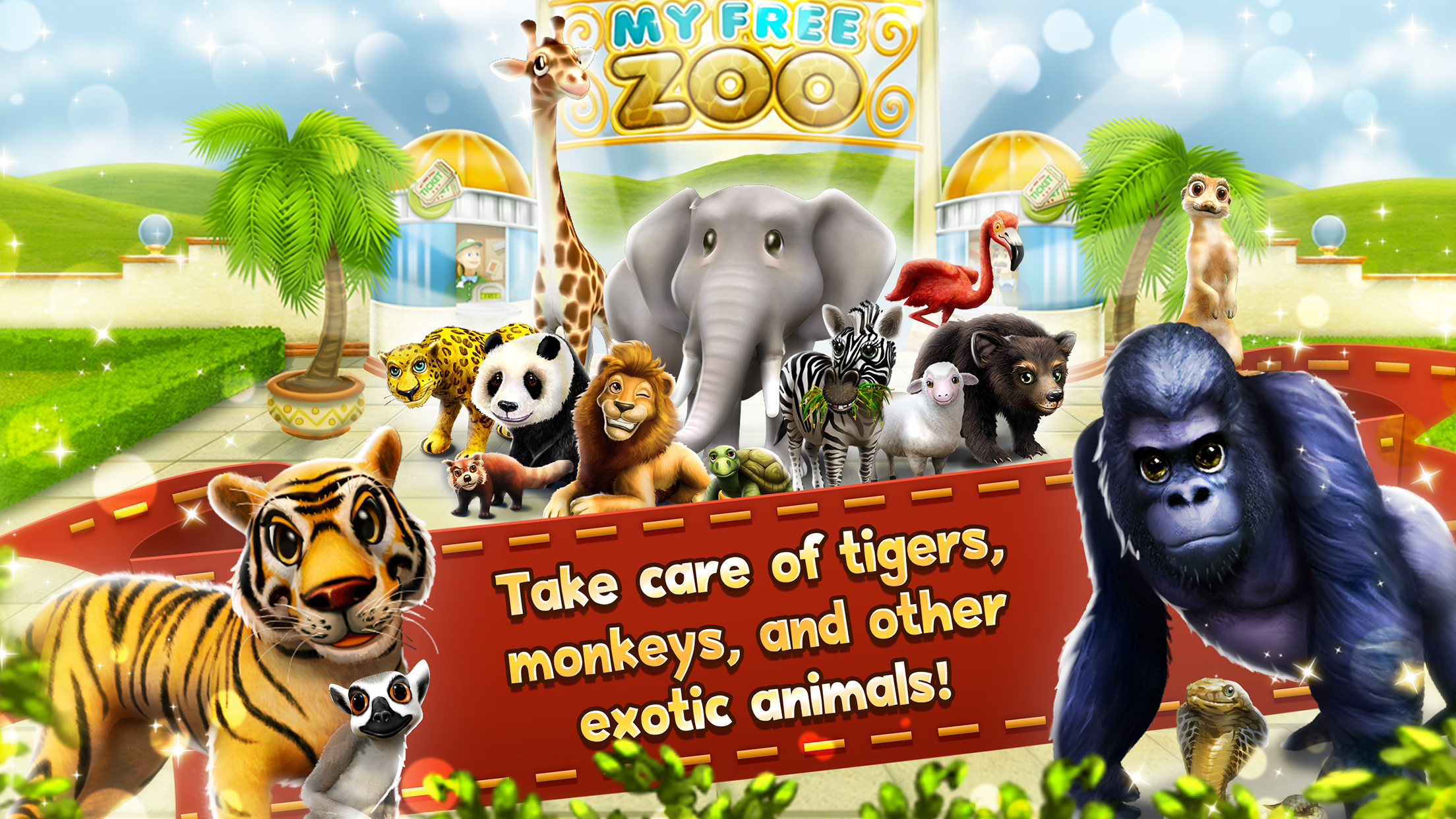 اسکرین شات 4 بازی MyFreeZoo Mobile
