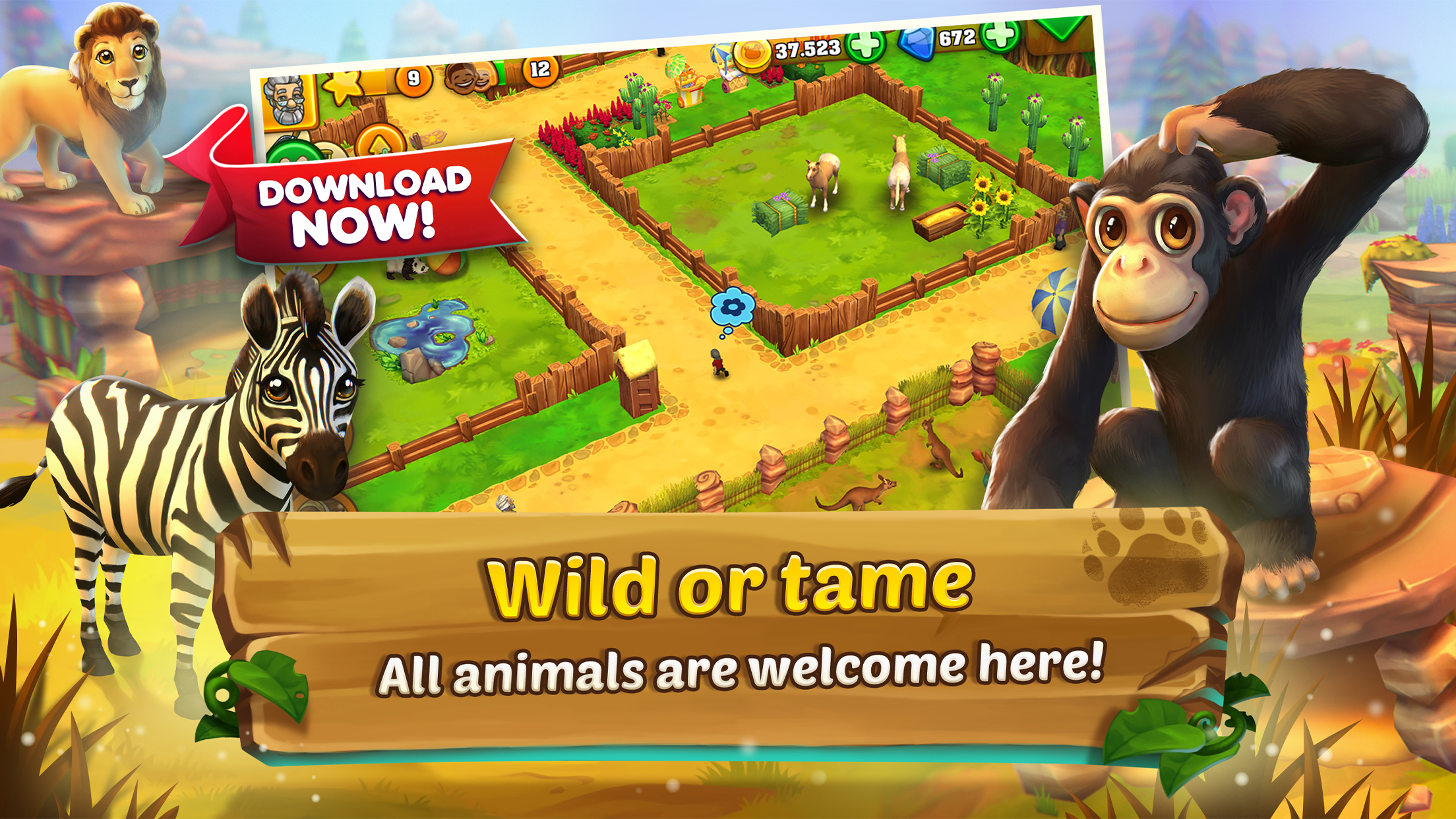 اسکرین شات 3 بازی Zoo 2: Animal Park