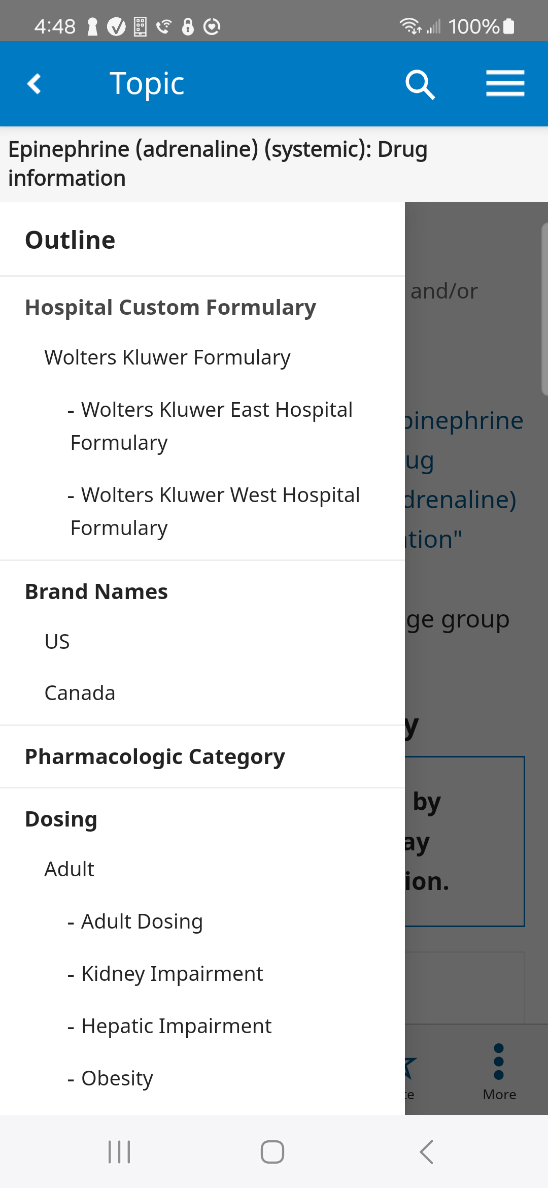 اسکرین شات 7 برنامه UpToDate