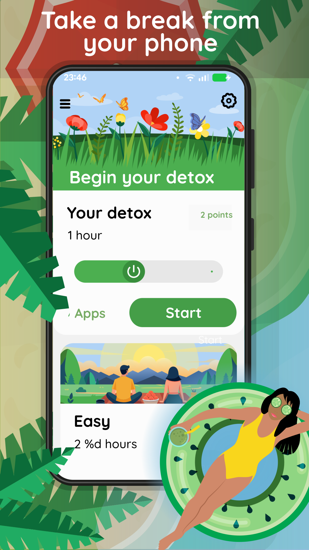 اسکرین شات 1 برنامه Digital Detox: Focus & Live