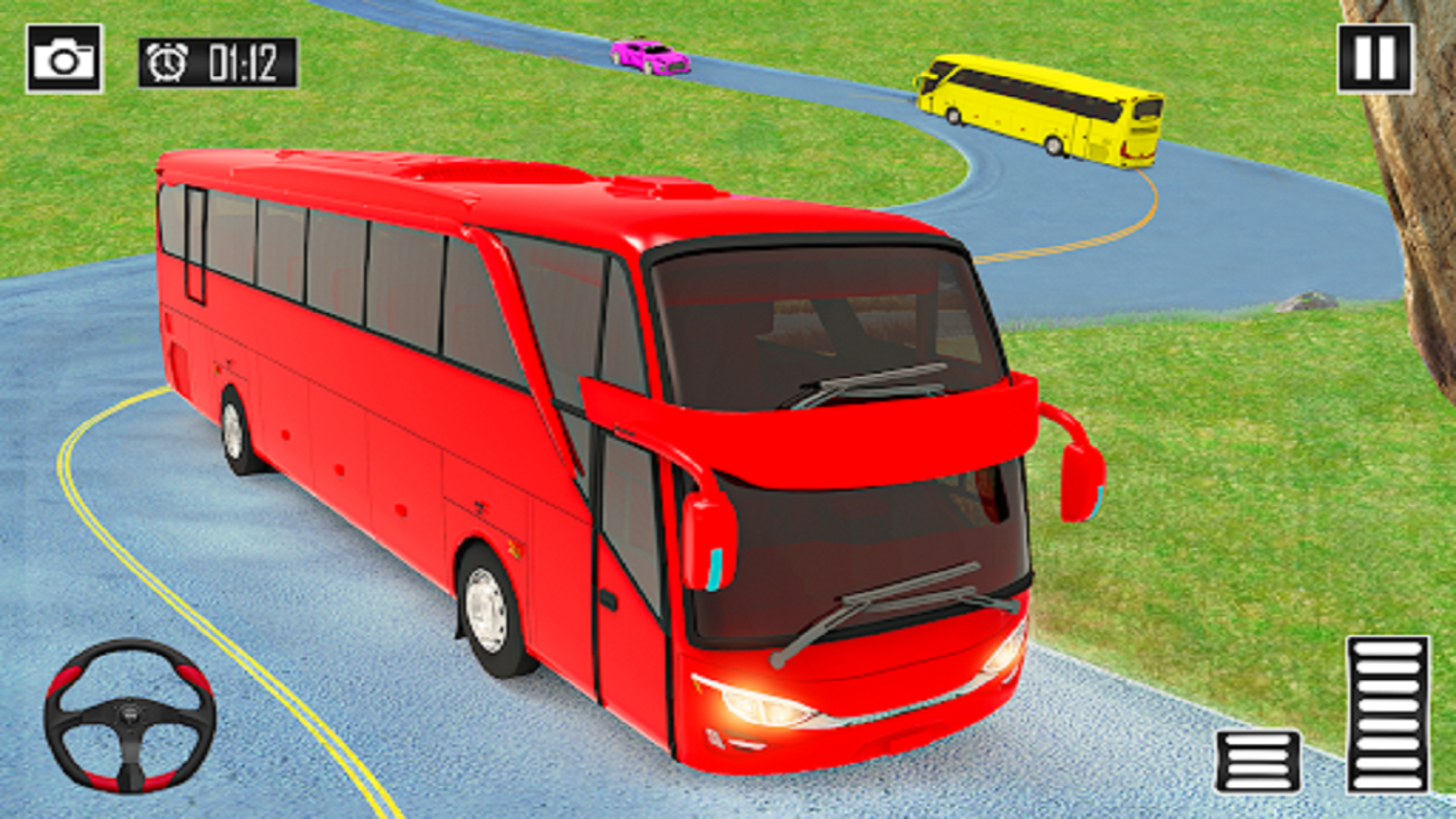 اسکرین شات 6 بازی Coach Bus Driving : Bus Games