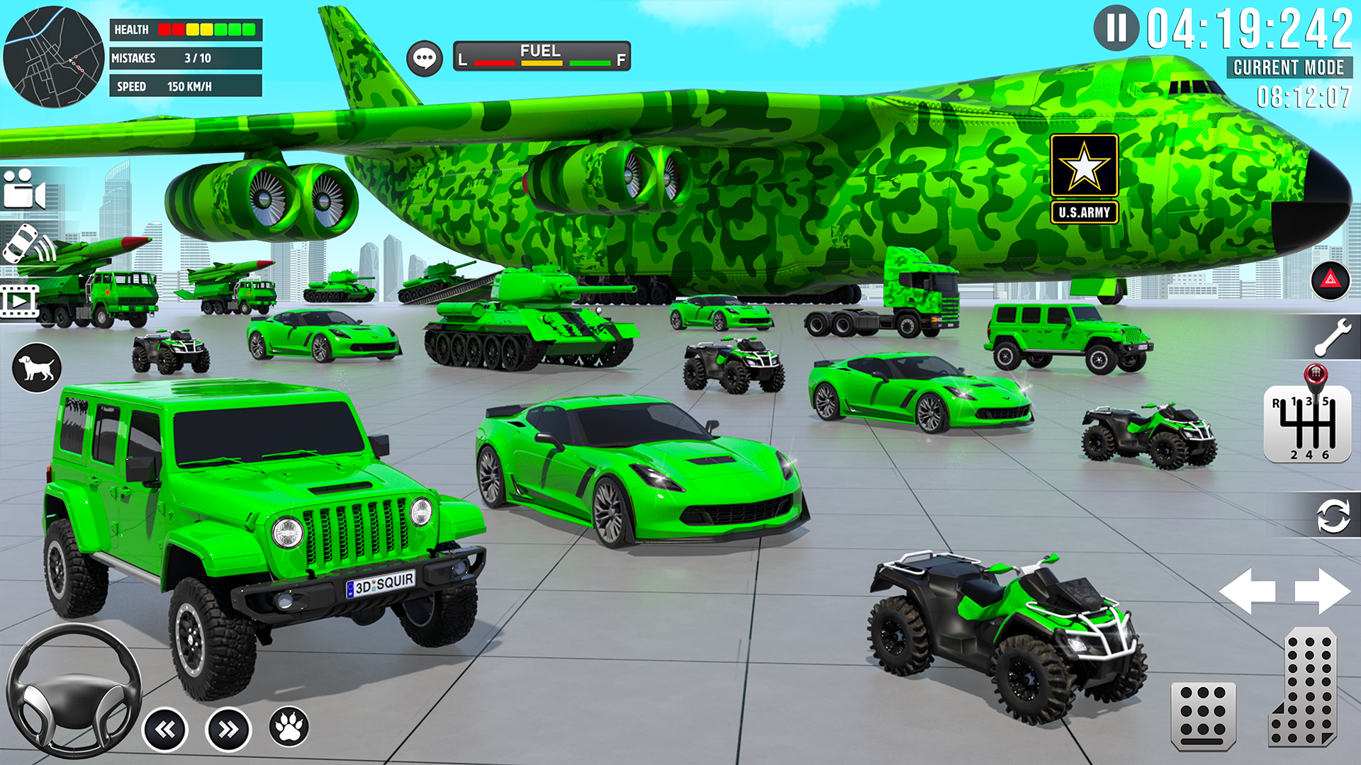 اسکرین شات 5 برنامه Army Vehicle:Truck Transporter