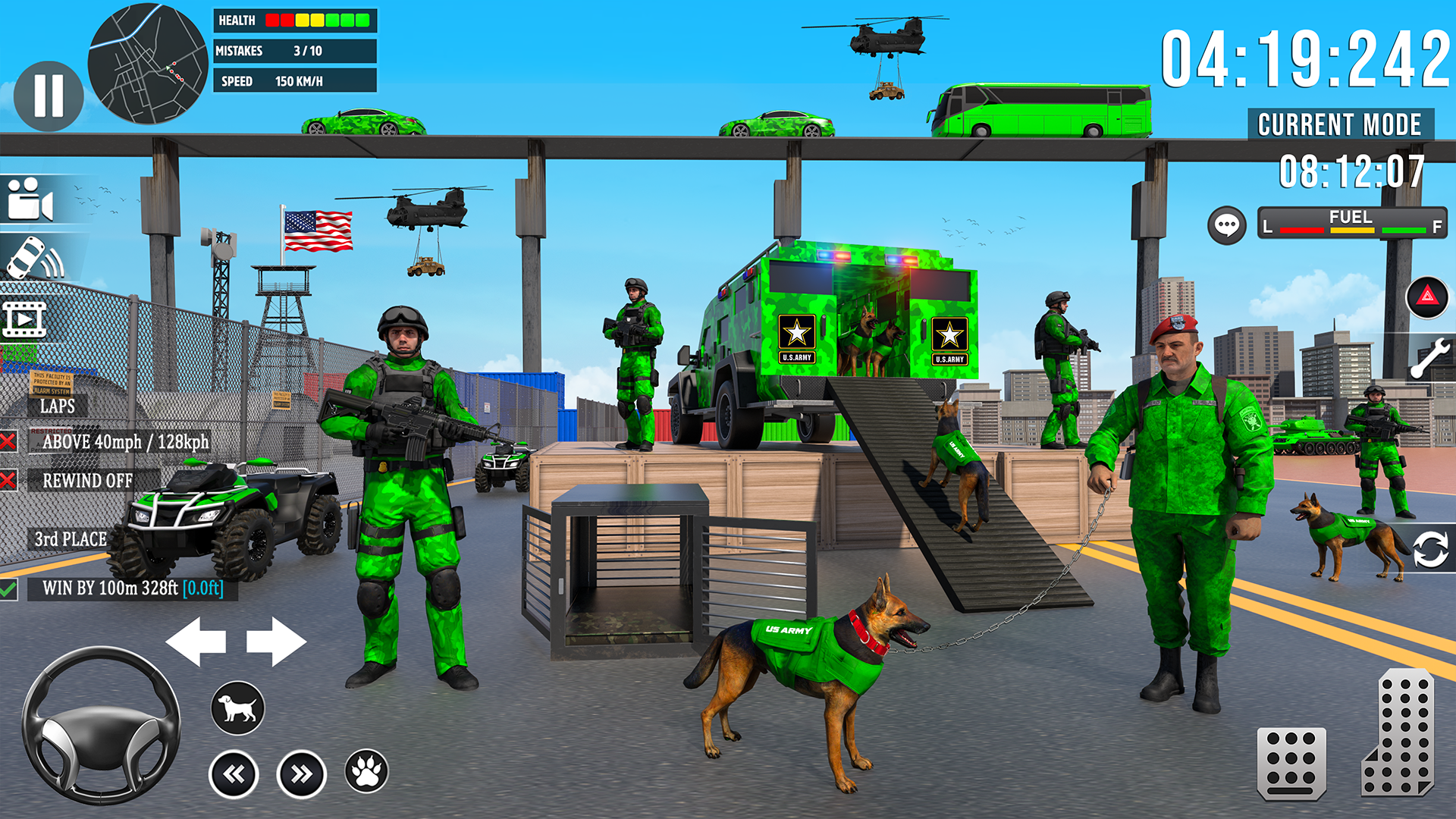 اسکرین شات 3 برنامه Army Vehicle:Truck Transporter