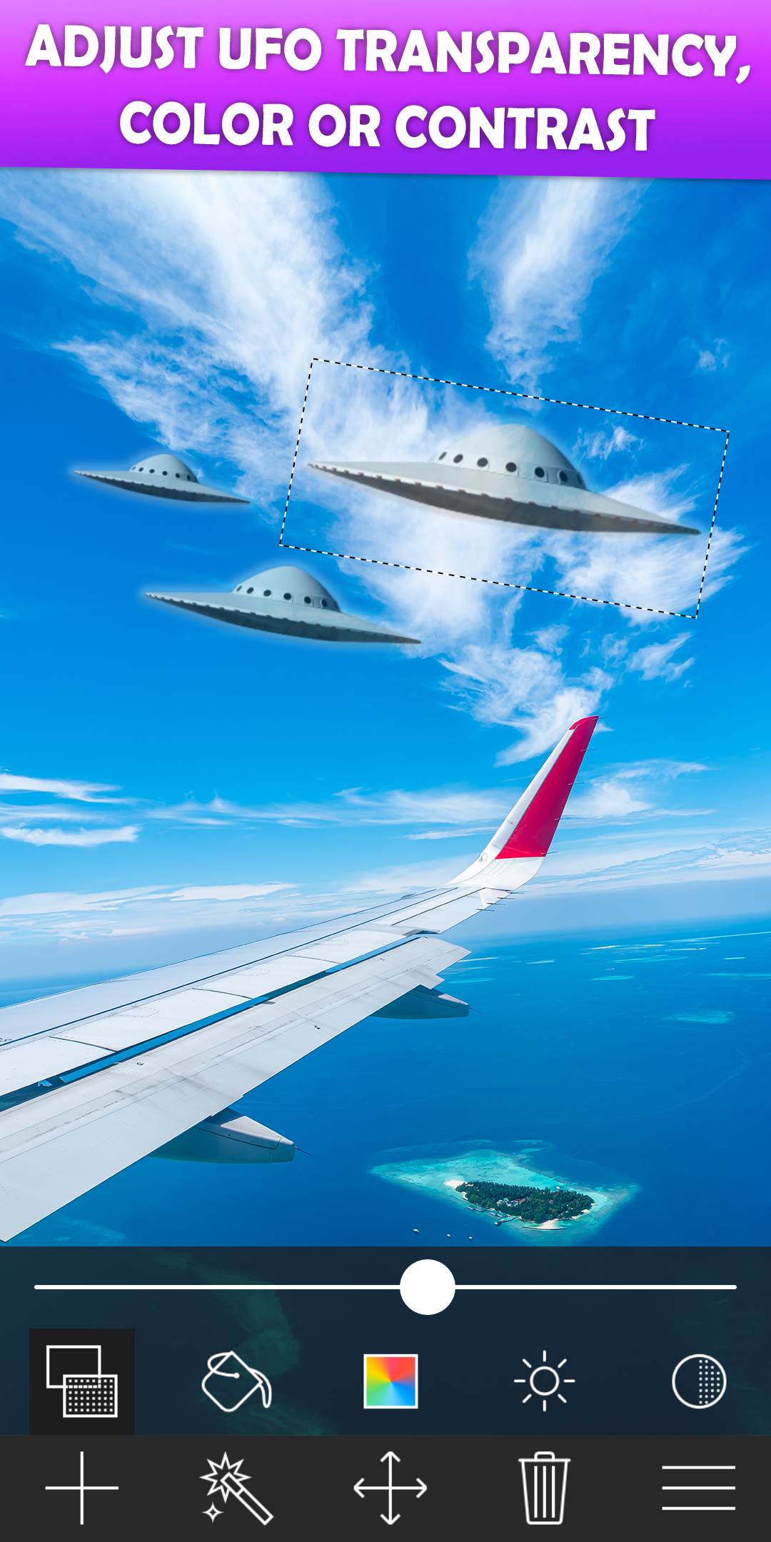 اسکرین شات 4 برنامه UFO in Photo - Photo Editor