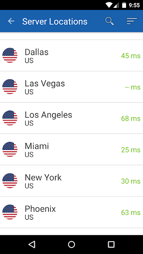 اسکرین شات 3 برنامه UsenetServer VPN