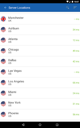 اسکرین شات 6 برنامه UsenetServer VPN