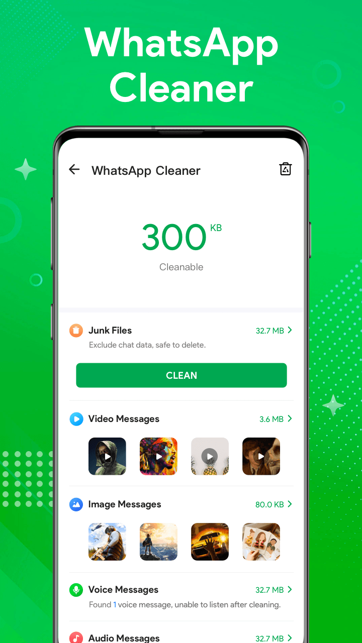 اسکرین شات 3 برنامه CLEANit:Phone Storage Cleaner