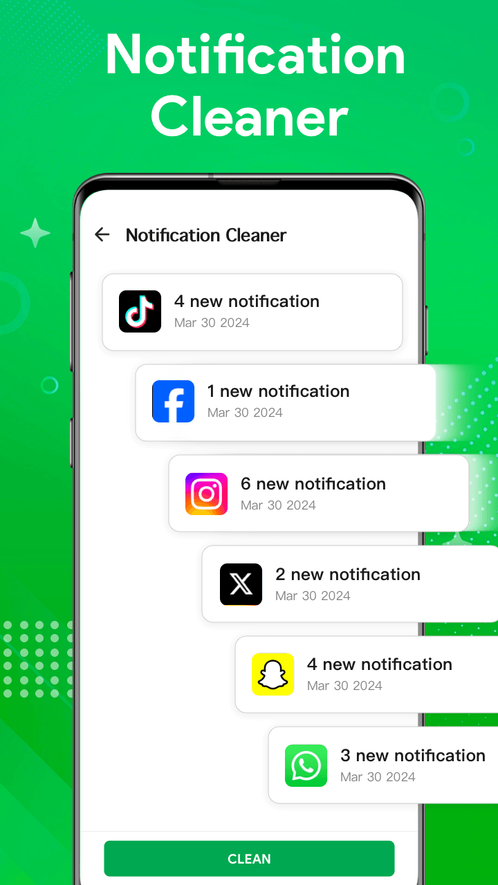 اسکرین شات 2 برنامه CLEANit:Phone Storage Cleaner