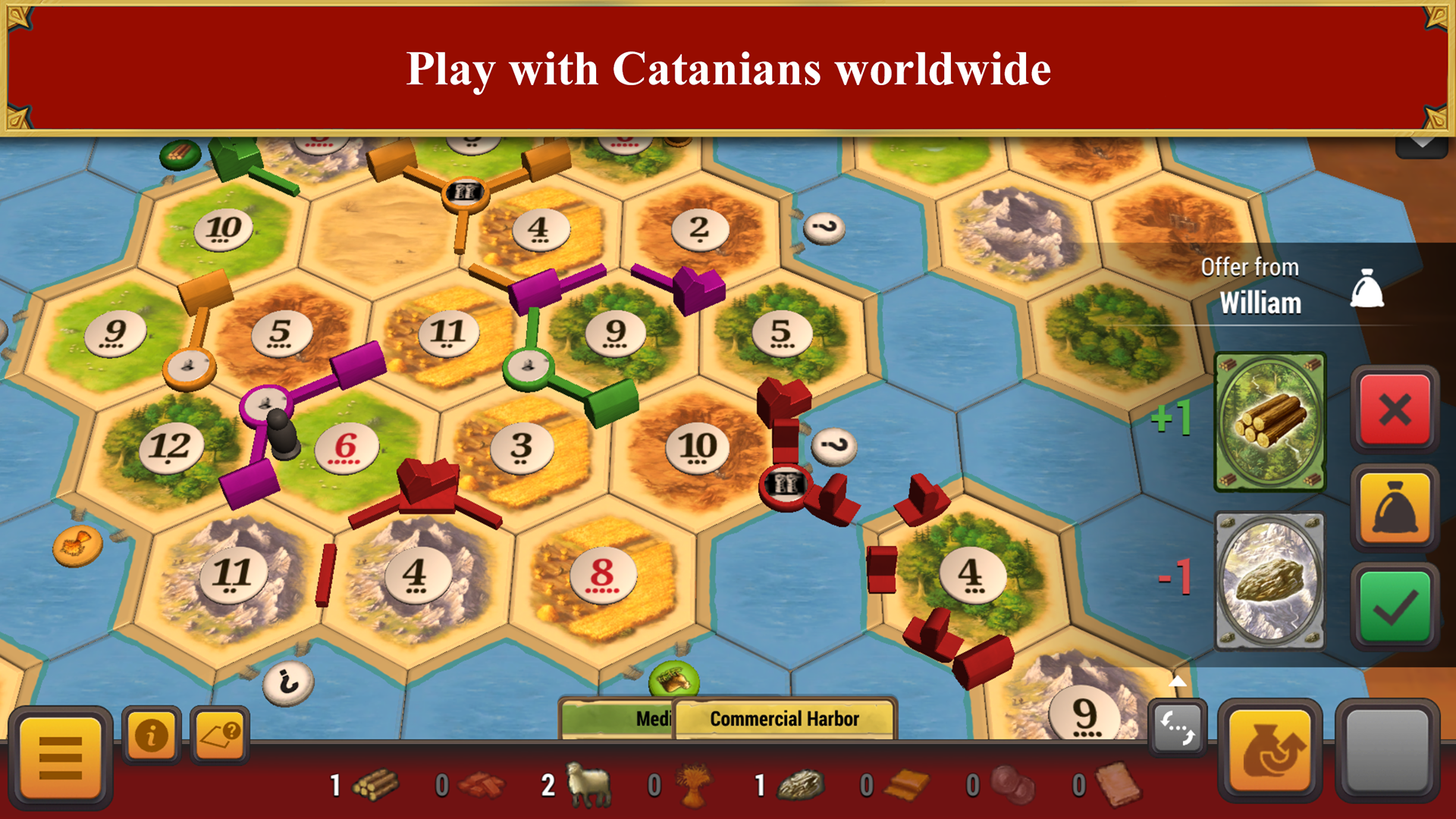 اسکرین شات 4 بازی Catan Universe
