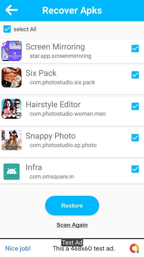 اسکرین شات 6 برنامه Recover deleted files