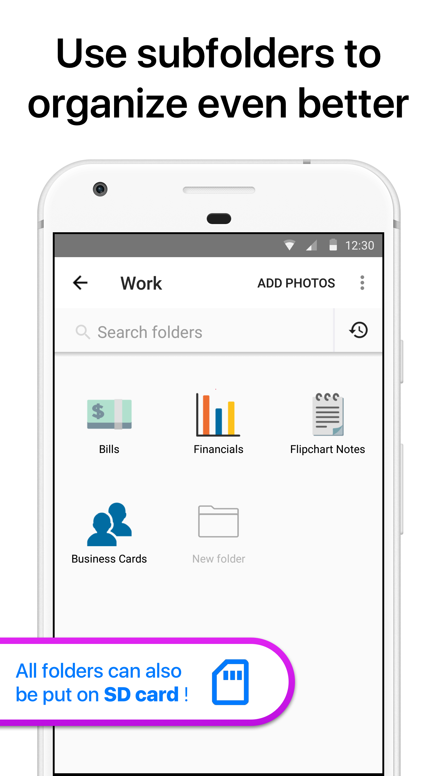 اسکرین شات 3 برنامه Utiful: Move & Organize Photos