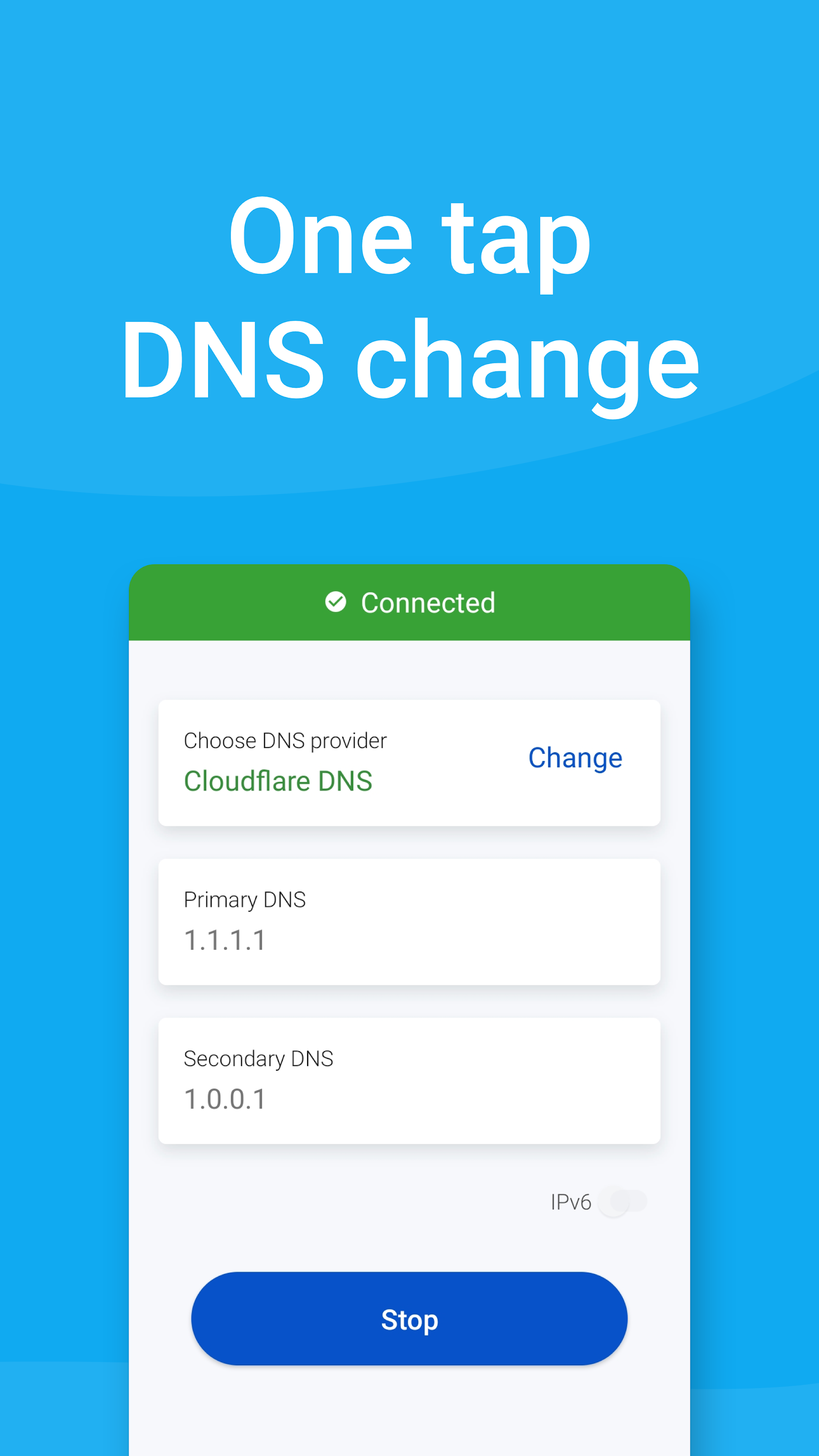اسکرین شات 3 برنامه DNS Changer - Fast and Secure