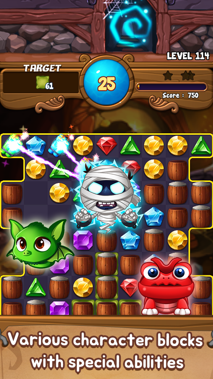 اسکرین شات 3 بازی Jewels Time : Endless match