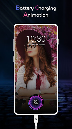 اسکرین شات 2 برنامه Battery Charging Animation