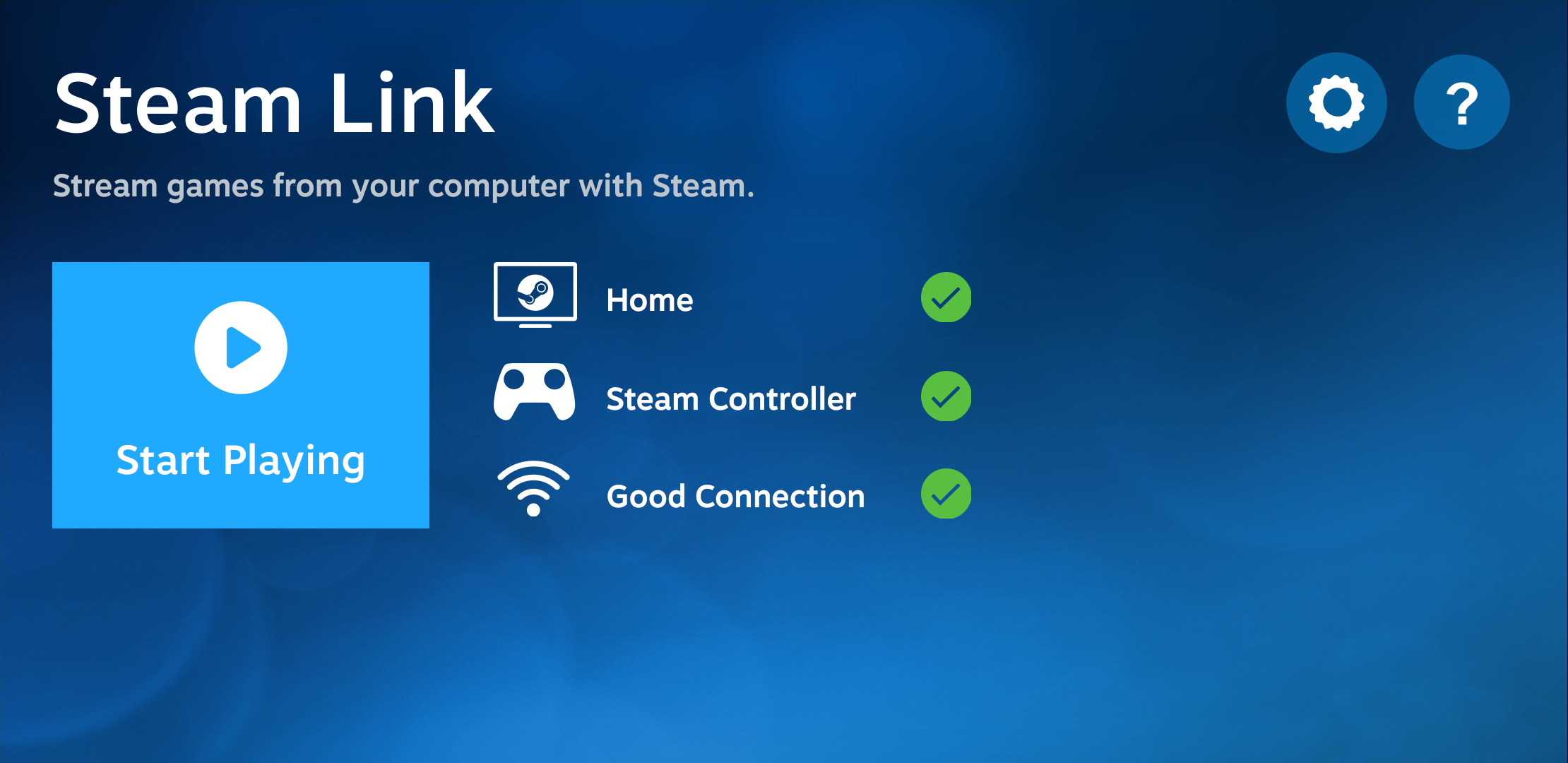 اسکرین شات 1 برنامه Steam Link