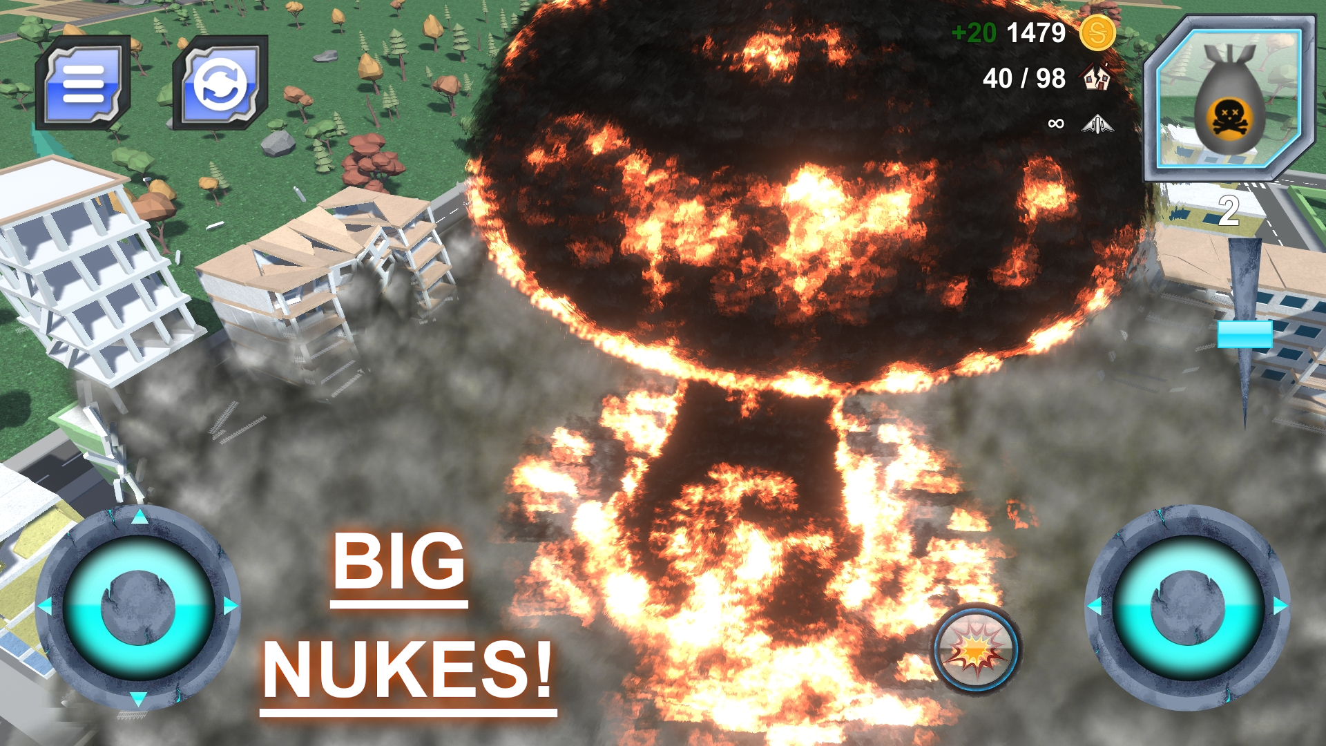 اسکرین شات 1 بازی Total City Smash: Nuclear War
