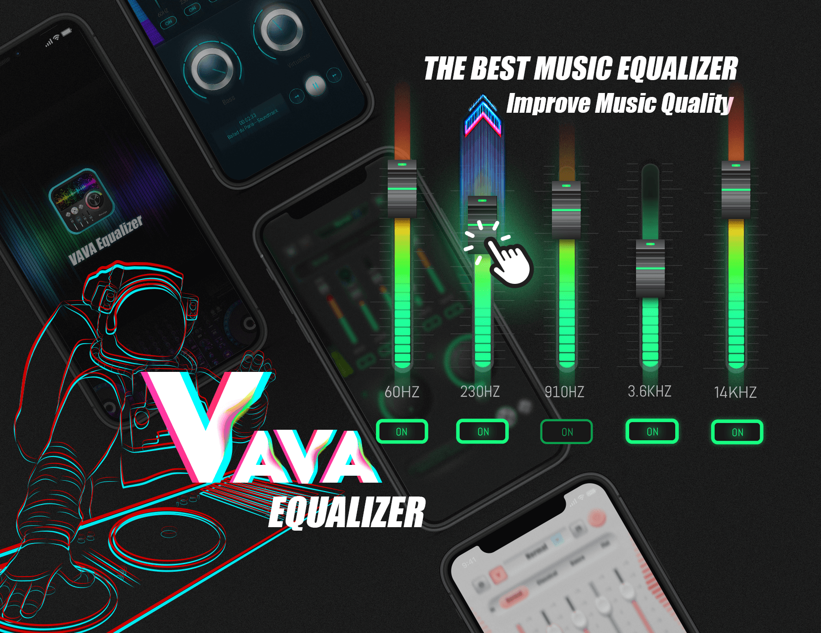 اسکرین شات 1 برنامه Equalizer - volume booster