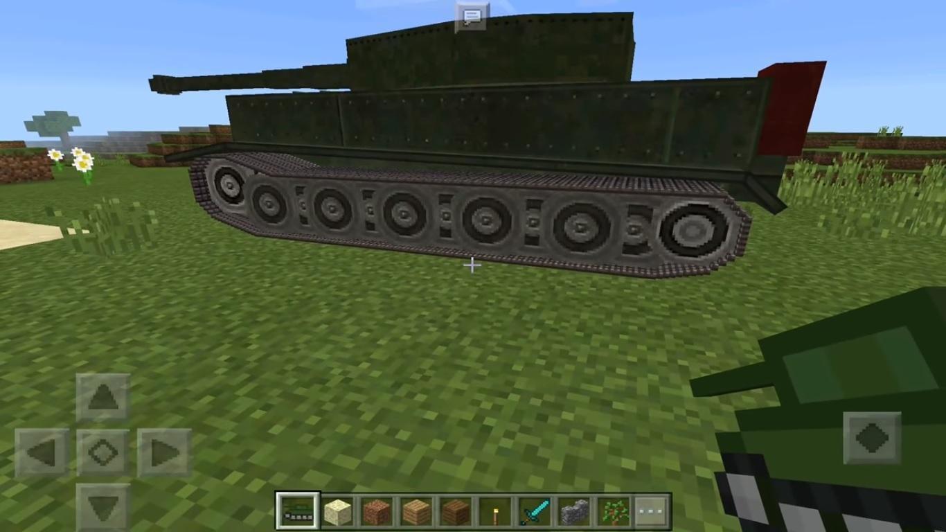 اسکرین شات 1 بازی Tank mod for mcpe