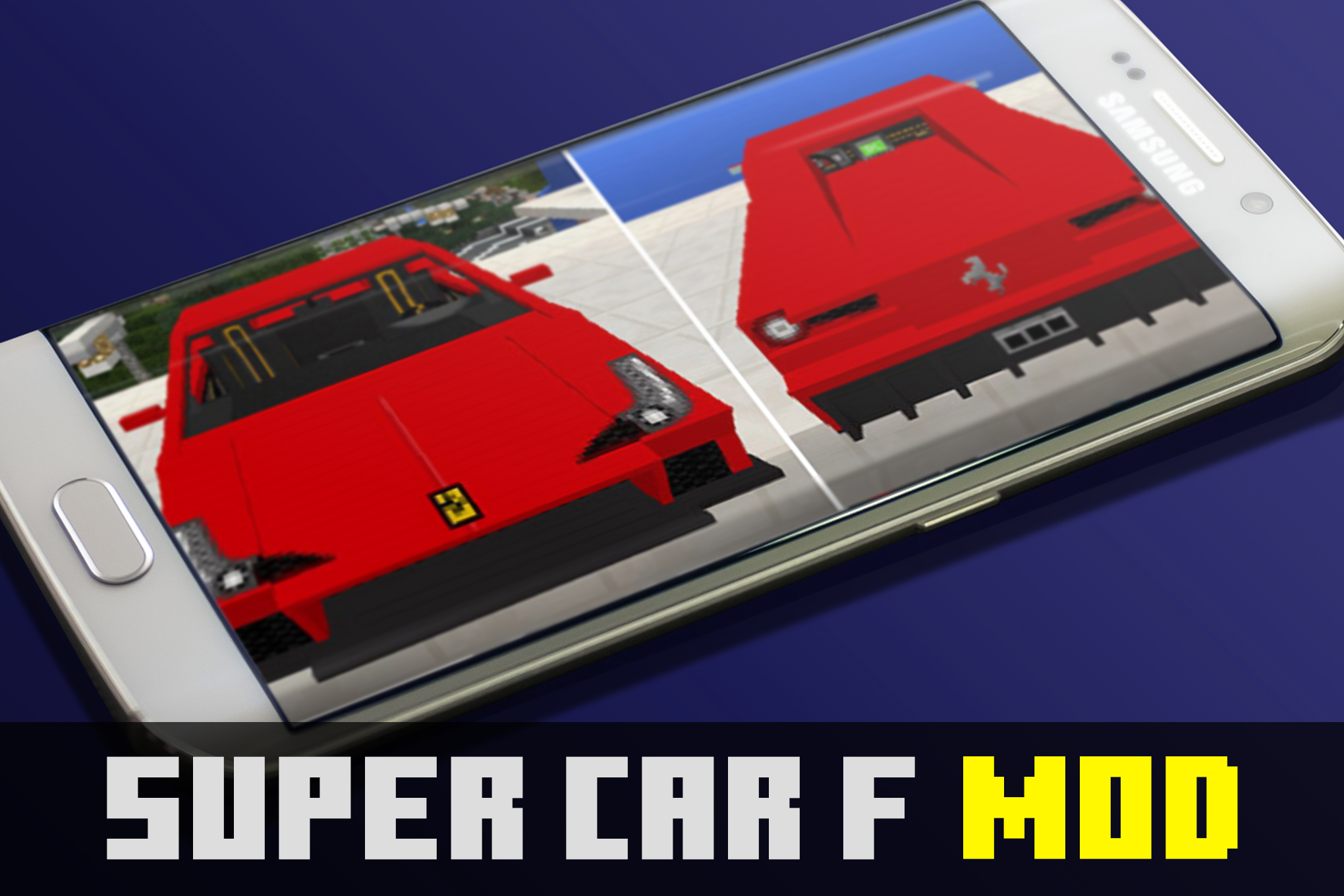 اسکرین شات 1 بازی Super car f mod for mcpe