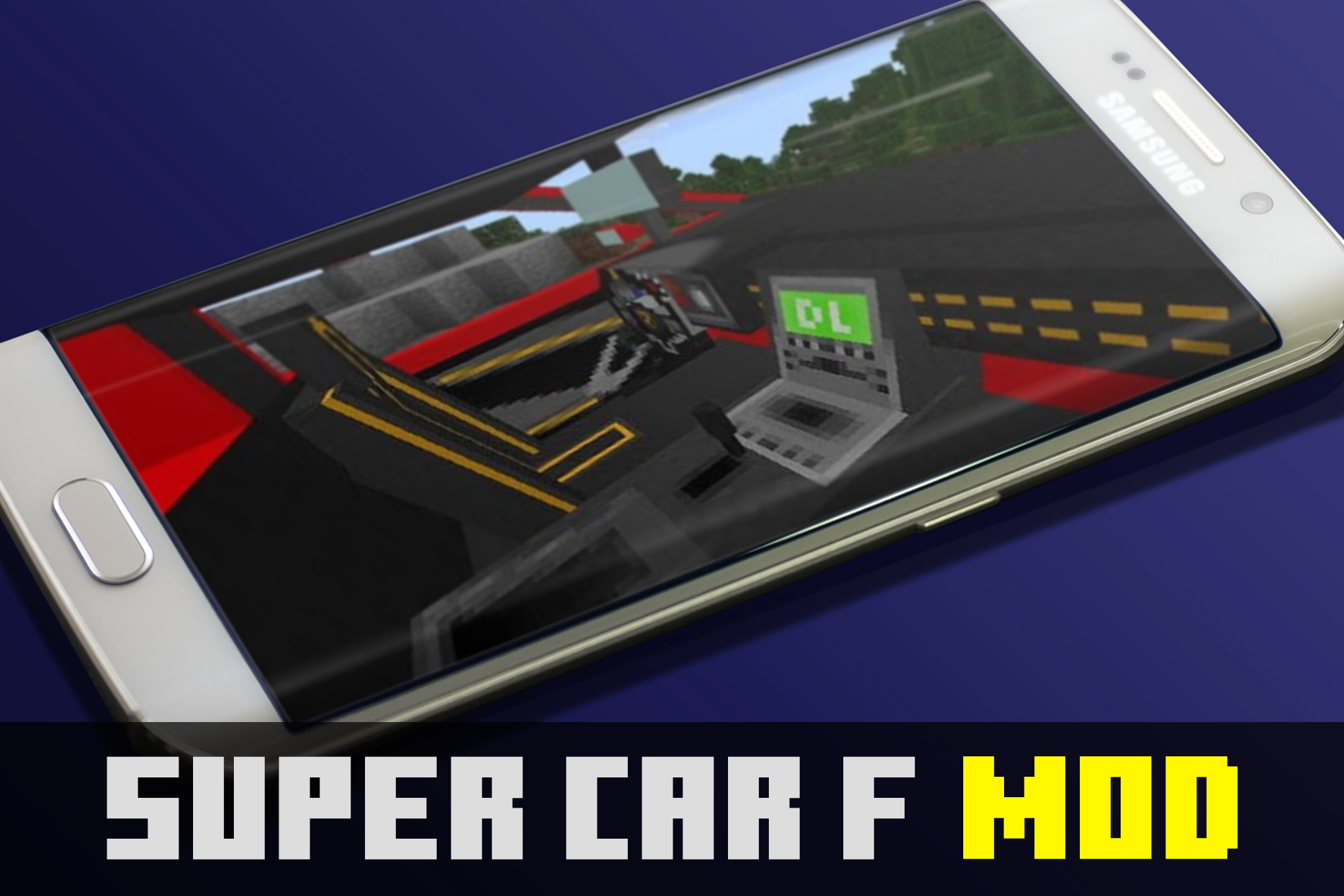 اسکرین شات 2 بازی Super car f mod for mcpe