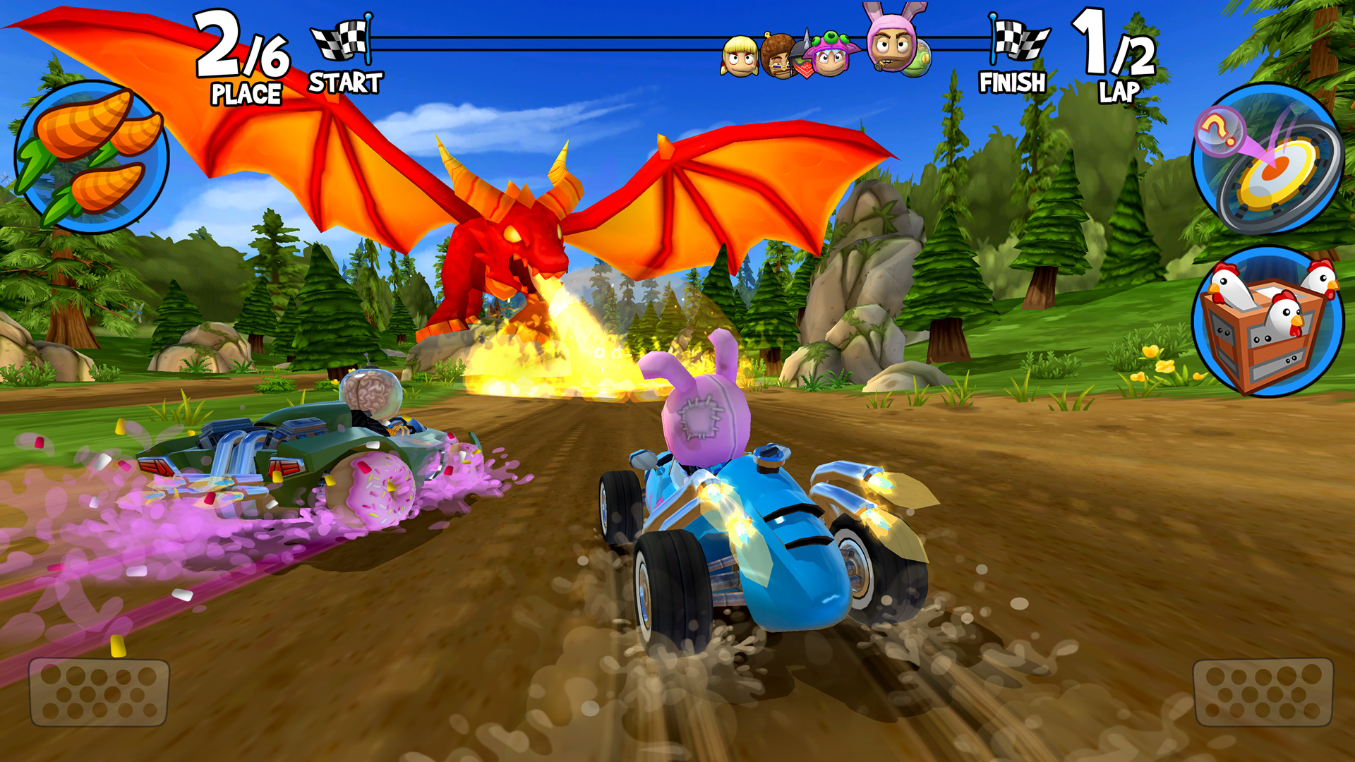 اسکرین شات 4 بازی Beach Buggy Racing 2